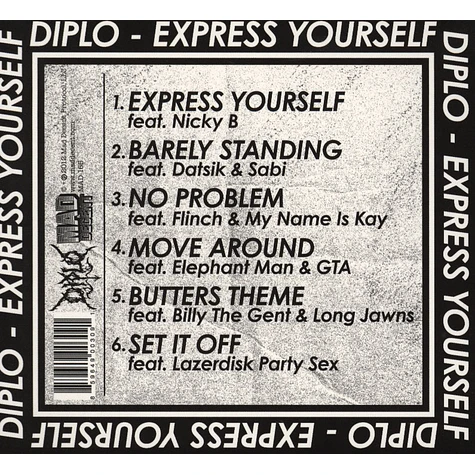 Diplo - Express Yourself EP