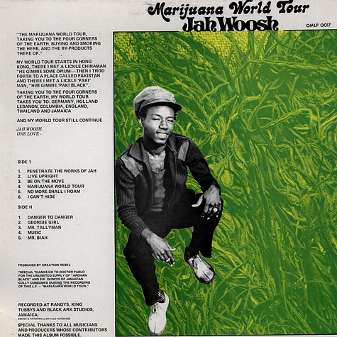 Jah Woosh - Marijuana World Tour