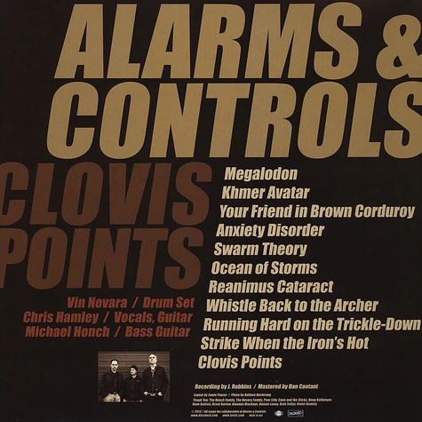Alarms & Controls - Clovis Points
