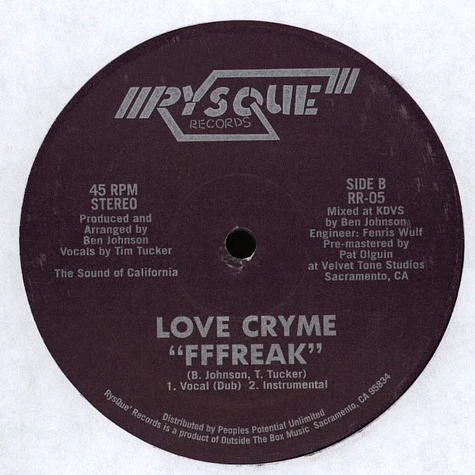 Love Cryme - Get It On