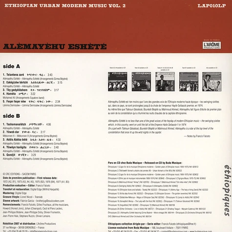 Alemeyehu Eshete - Ethiopian Urban Modern Music Volume 2