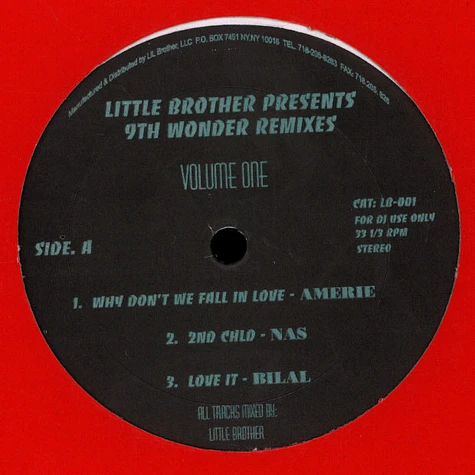 Little Brother Presents 9th Wonder - Remixes Vol. 1