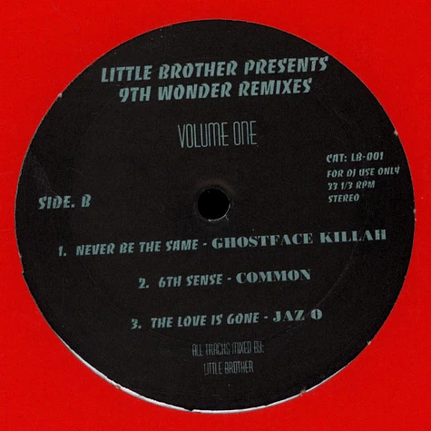Little Brother Presents 9th Wonder - Remixes Vol. 1