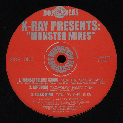 X-Ray of Monsta Island Czars presents - Monster Mixes