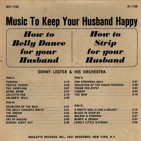 Sony Lester & His Orchestra - How To Belly Dance For Your Husband / How To Strip For Your Husband