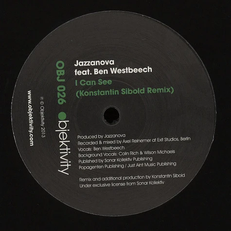 Jazzanova - I Can See feat. Ben Westbeech (Konstantin Sibold Remix)