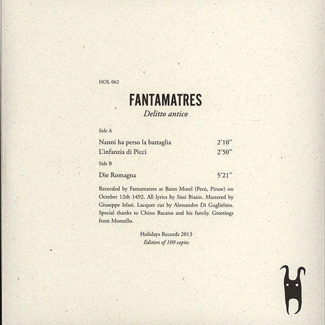 Fantamatres - Delitto Antico