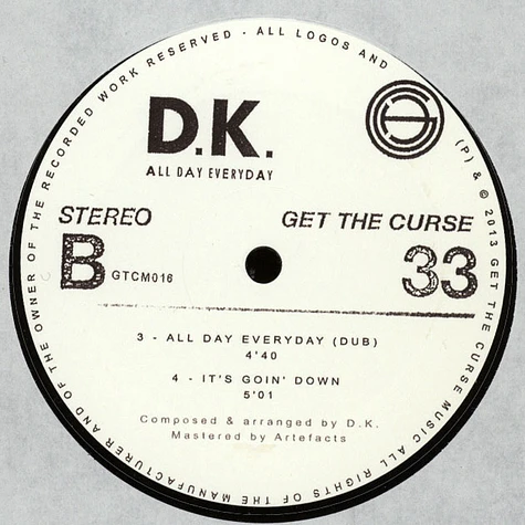 D.K. - All Day Everyday