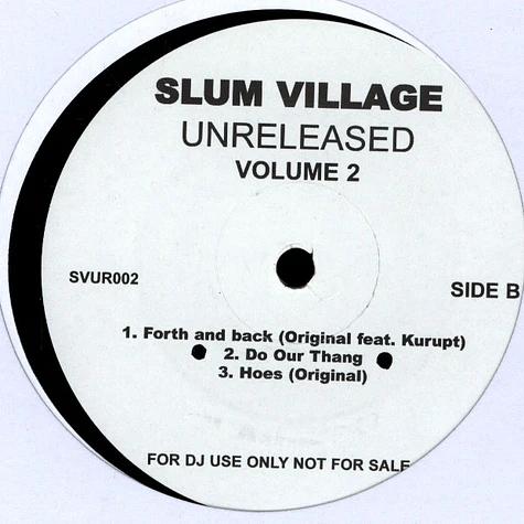Slum Village - Unreleased Volume 2