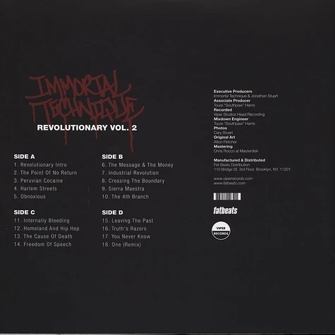 Immortal Technique - Revolutionary Volume 2 Red Vinyl Edition
