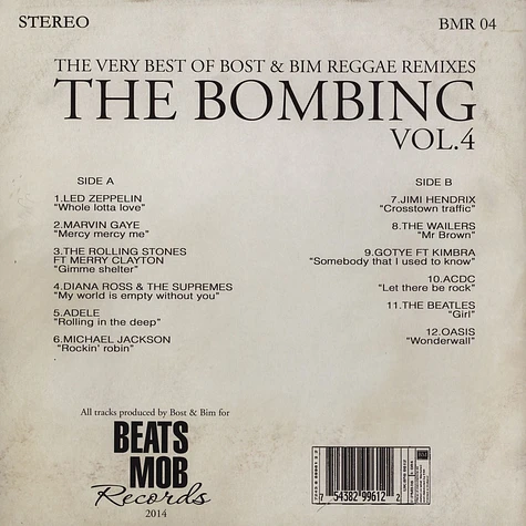 Bombist, The (Bost & Bim) - The Bombing - The Very Best of Bost & Bim Reggae Remixes Volume 4