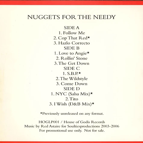 Red Astaire - Nuggets For The Needy