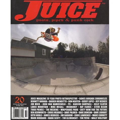 Juice: Pools, Pipes & Punk Rock - 2014 - Issue 72