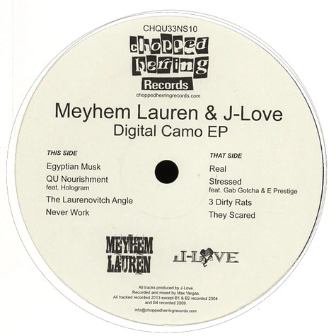 Meyhem Lauren & J-Love - Digital Camo EP