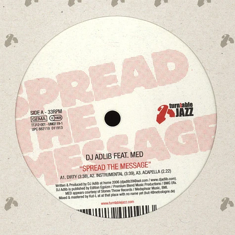 DJ Adlib - Spread The Message