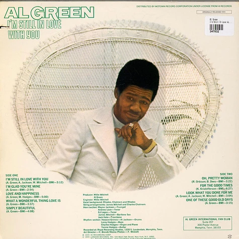 Al Green - I'm Still In Love With You