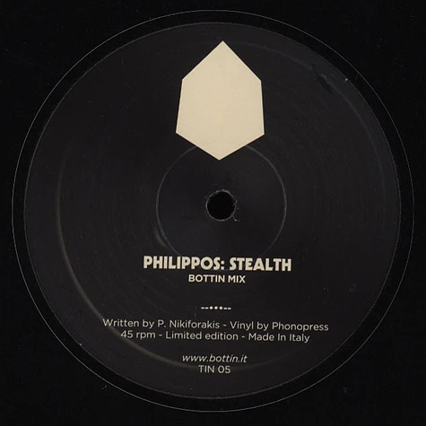 Elitechnique / Philippos N - Love Triangle / Stealth (Bottin Remixes)