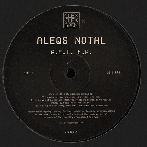 Aleqs Notal - A.E.T. EP