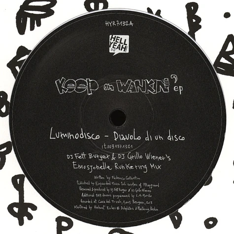 Luminodisco / Margot - Keep On Wankin EP