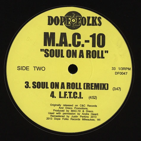 M.A.C.-10 - Soul On A Roll