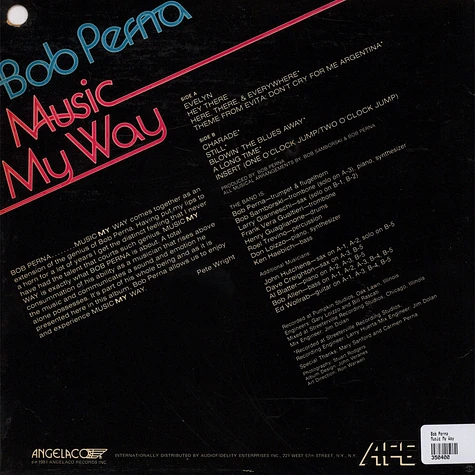 Bob Perna - Music My Way