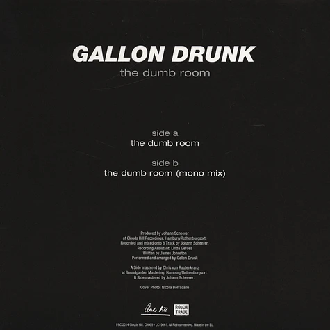 Gallon Drunk - The Dumb Room