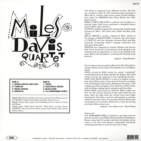 Miles Davis - Miles Davis Quartet