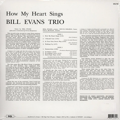 Bill Evans - How My Heart Sings!