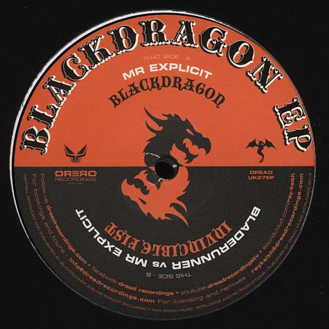 Bladerunner Vs. Mr Explicit - Blackdragon EP