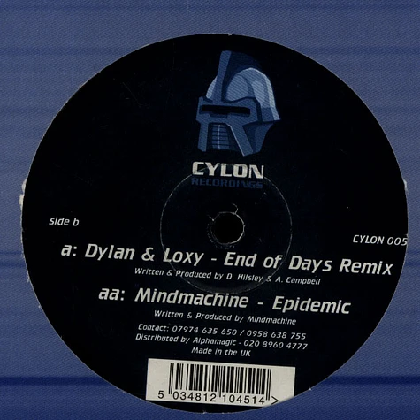 Dylan & Loxy - End Of Days / Eclipse