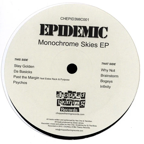 Epidemic - Monochrome Skies EP