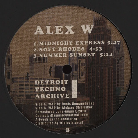 Denizo / Alex W - Detroit Techno Archive l
