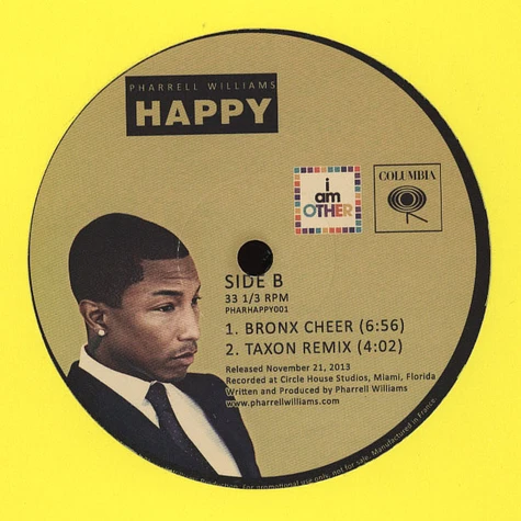 Pharrell Williams - Happy Remixes Clear Vinyl