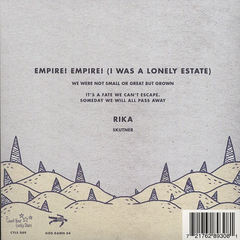 Rika / Empire!Empire! - Split Black Vinyl Edition