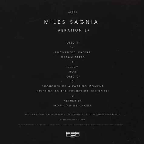 Miles Sagnia - Aeration