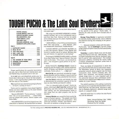 Pucho & His Latin Soul Brothers - Tough!