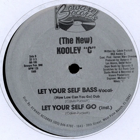 Kooley "C" - Let Yourself Go
