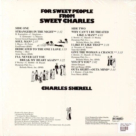 'Sweet' Charles Sherrell - For Sweet People