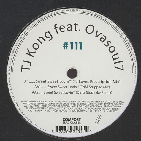 TJ Kong - Black Label #111