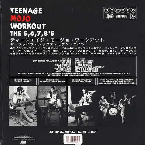 5,6,7,8’s - Teenage Mojo Workout!
