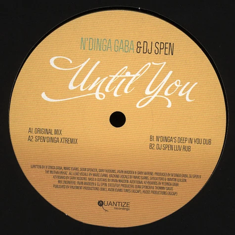 N'dinga Gaba & Dj Spen - Until You feat. Marc Evans