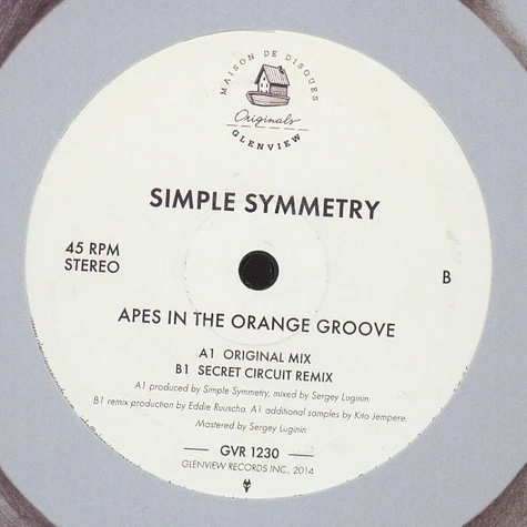 Simple Symmetry - Apes In The Orange Groove