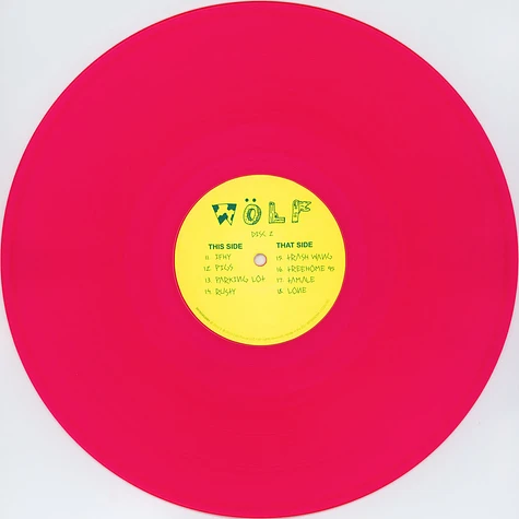 Tyler The Creator - Wolf Pink Vinyl Edition