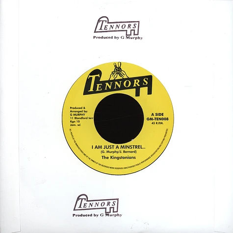 Jackie Bernard & The Tennors - I Am Just A Minstrel