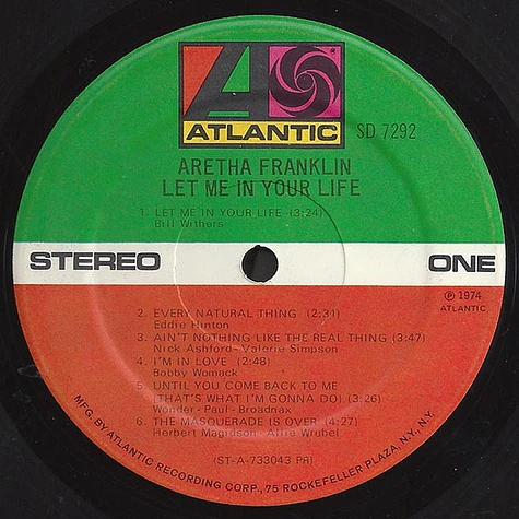 Aretha Franklin - Let Me In Your Life