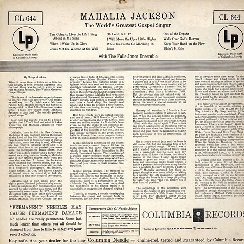 Mahalia Jackson - The World's Greatest Gospel Singer