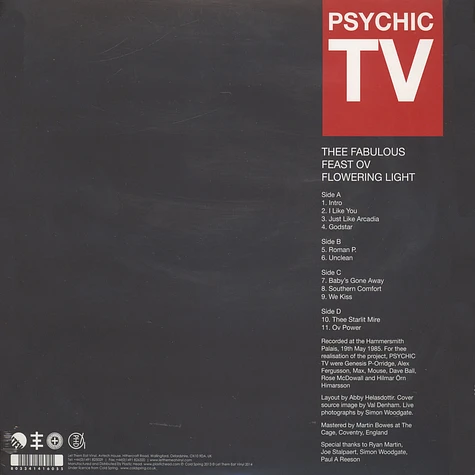 Psychic TV - Thee Fabulous Feat Ov Flowering Light