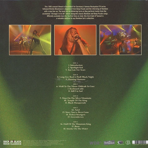 Rainbow - Rockpalast 1995 - Black Masquerade