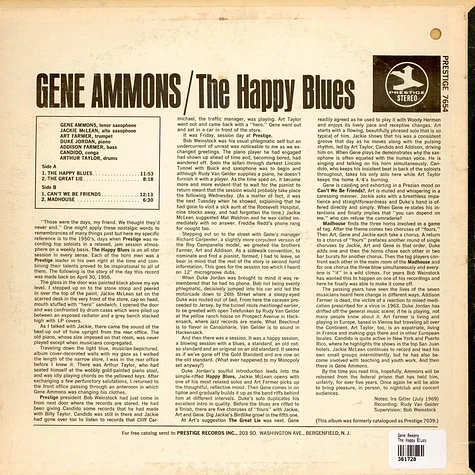 Gene Ammons - The Happy Blues