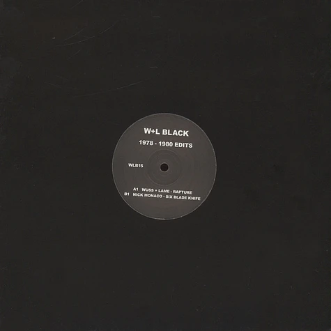 Wuss + Lame / Nick Monaco - 1978 - 1980 Edits